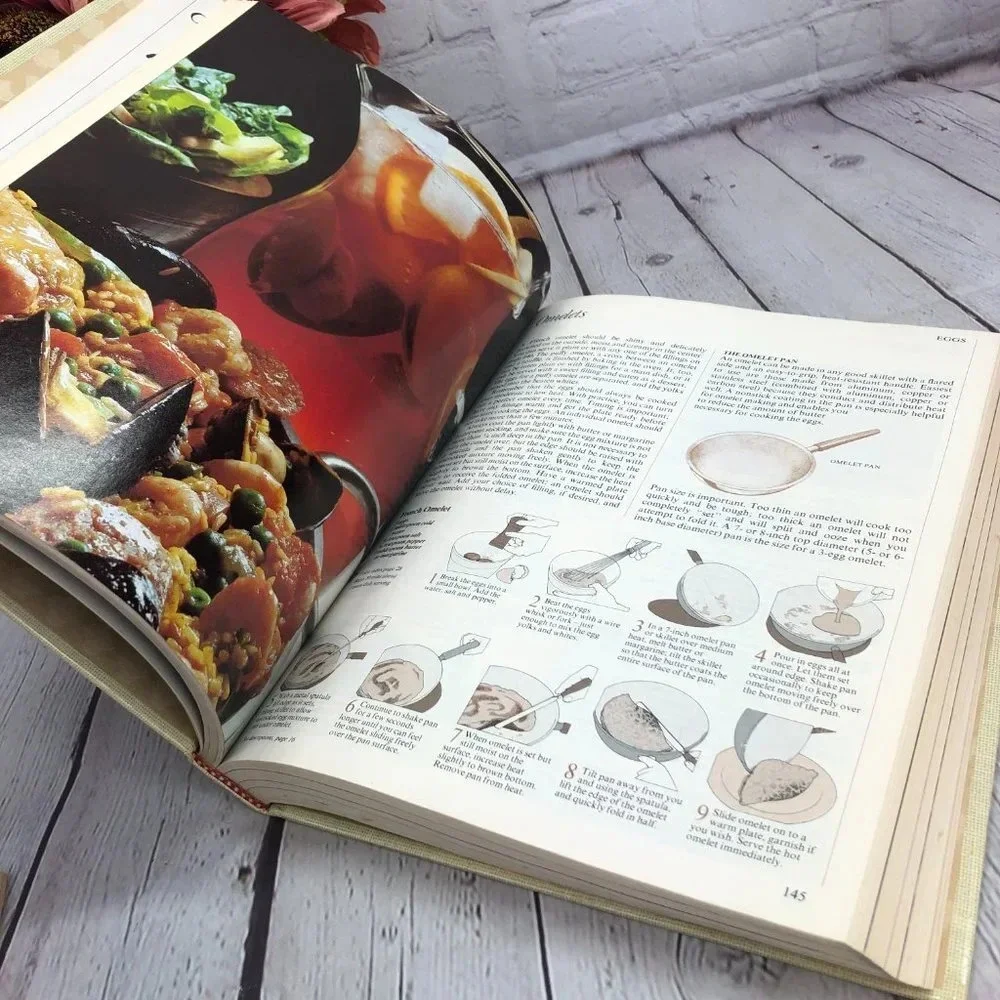 vintage good Housekeeping's illustrated cookbook 1980 cottagecore